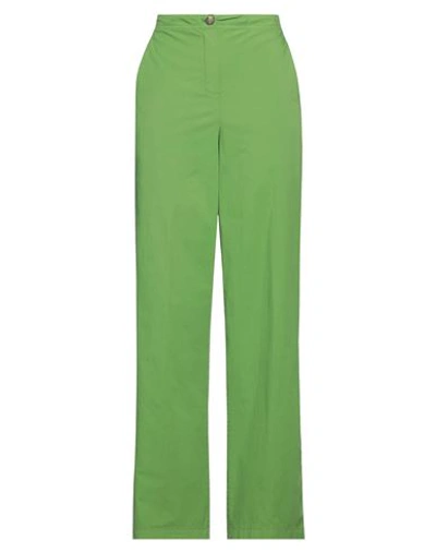 Kiltie Woman Pants Green Size 6 Cotton, Elastane