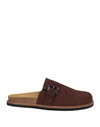 Pollini Man Mules & Clogs Brown Size 7 Leather In Brown