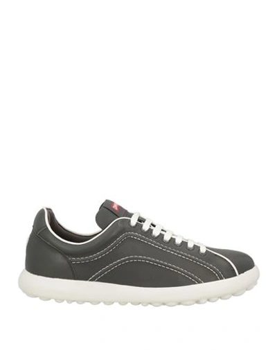 Camper Man Sneakers Lead Size 11 Leather In Grey