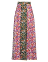 MISSONI MISSONI WOMAN MAXI SKIRT MAUVE SIZE 4 VISCOSE, SILK