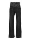 ISABEL MARANT JEANS BOOT-CUT - GRIS