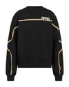 Gcds Waved Logo Sweatshirt In Black