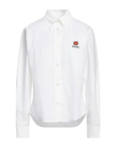 Kenzo Woman Shirt White Size 6 Cotton