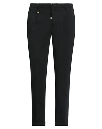 Barbati Man Pants Black Size 34 Cotton, Polyamide, Elastane