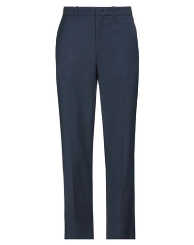 Department Five Department 5 Man Pants Navy Size 32 Viscose, Cotton In Navy Blue