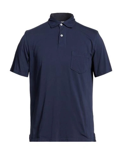 Hartford Man Polo Shirt Navy Blue Size M Cotton