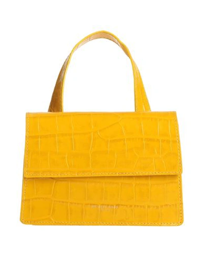 My-best Bags Woman Handbag Yellow Size - Leather