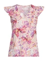 Liu •jo Woman Top Purple Size 6 Cotton In Purple