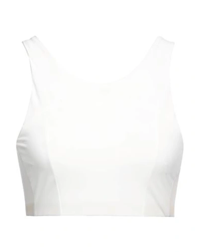 Und Woman Top White Size 1 Recycled Polyamide, Elastane