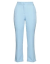 Liu •jo Woman Pants Sky Blue Size 12 Polyester, Elastane