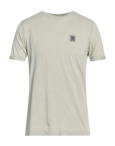 Lost In Albion Man T-shirt Light Grey Size M Cotton