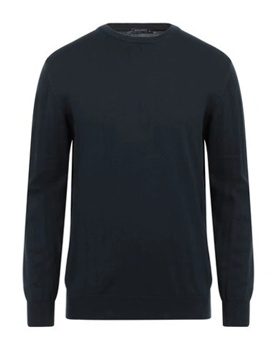 Avignon Man Sweater Midnight Blue Size Xl Cotton