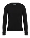 Husky Man Sweatshirt Black Size 40 Cotton
