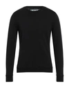 HUSKY HUSKY MAN SWEATSHIRT BLACK SIZE 40 COTTON