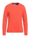 Husky Man Sweatshirt Orange Size 40 Cotton