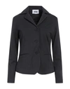 Alpha Studio Woman Blazer Black Size 4 Cotton, Elastane