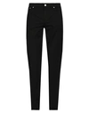 Trussardi Man Jeans Black Size 29 Cotton, Elastane