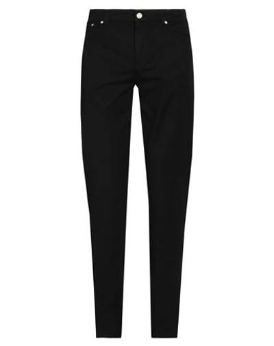 Trussardi Man Jeans Black Size 29 Cotton, Elastane