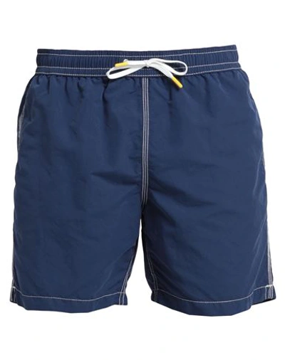 Hartford Man Swim Trunks Midnight Blue Size Xl Polyamide In Blue