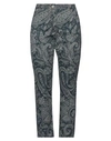 Etro Woman Pants Deep Teal Size 30 Cotton, Elastane In Green