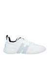 Hogan Man Sneakers White Size 12 Textile Fibers In White