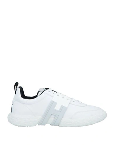 Hogan Man Sneakers White Size 12 Textile Fibers
