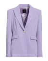 Pinko Woman Blazer Lilac Size 10 Polyester, Elastane In Purple