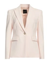 Pinko Woman Blazer Light Pink Size 6 Polyester, Elastane