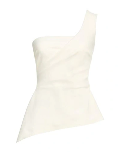 Chiara Boni La Petite Robe Woman Top Ivory Size 2 Polyamide, Elastane In White