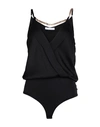 Relish Woman Bodysuit Black Size 8 Polyester