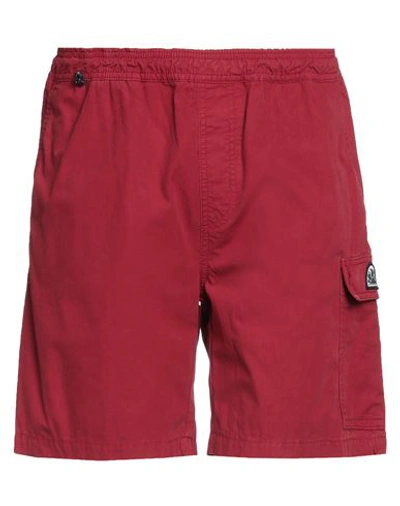 Sundek Man Shorts & Bermuda Shorts Burgundy Size M Cotton In Red