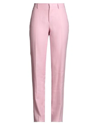 Tagliatore 02-05 Woman Pants Pink Size 10 Linen