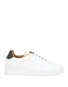 ROGAL'S ROGAL'S MAN SNEAKERS WHITE SIZE 8 LEATHER
