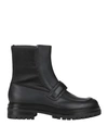 Gianvito Rossi Woman Ankle Boots Black Size 10 Leather In Black