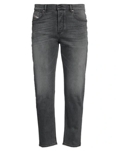 Diesel Man Jeans Steel Grey Size 34w-30l Cotton, Lyocell, Elastane