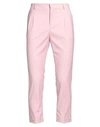 Grey Daniele Alessandrini Man Pants Pink Size 34 Polyester, Viscose, Elastane