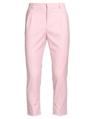 Grey Daniele Alessandrini Man Pants Pink Size 34 Polyester, Viscose, Elastane