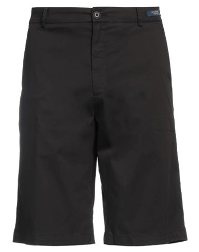Paul & Shark Man Shorts & Bermuda Shorts Black Size 32 Cotton, Nylon, Elastane
