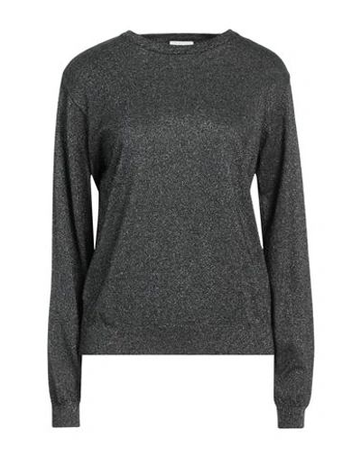 Maison 9 Paris Woman Sweater Steel Grey Size L Polyacrylic, Virgin Wool, Polyamide, Elastane