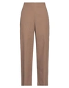 Rue Blanche Woman Pants Chocolate Brown Size 5 Cotton, Hemp In Brown