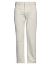 COVERT COVERT MAN JEANS IVORY SIZE 34 COTTON