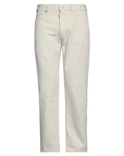 Covert Man Denim Pants Ivory Size 34 Cotton In White