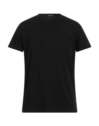 Alessandro Dell'acqua Man T-shirt Black Size L Cotton, Elastane