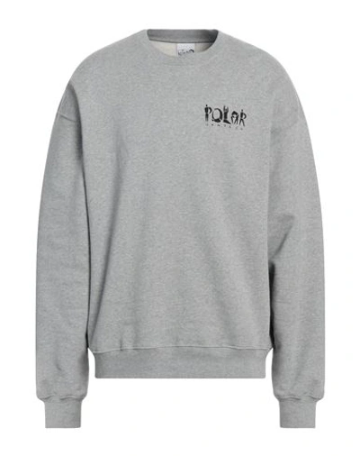 Polar Skate Co . Group Logo Crewneck Sweatshirt In Grey