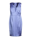 Antilea Woman Midi Dress Mauve Size 12 Polyester, Elastane In Purple