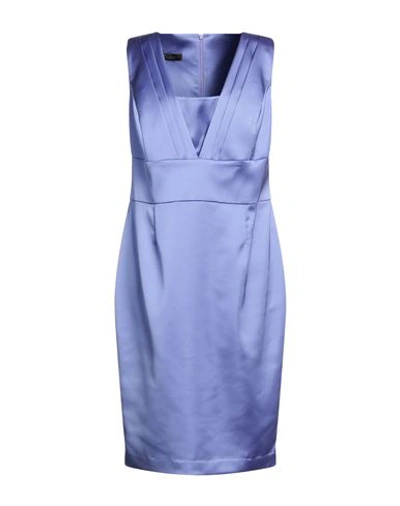 Antilea Woman Midi Dress Light Purple Size 12 Polyester, Elastane