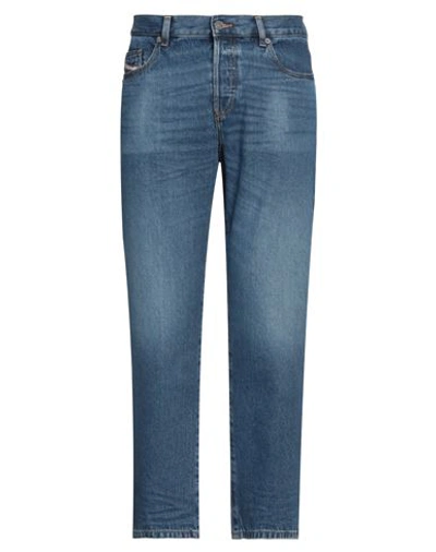 Diesel Man Denim Pants Blue Size 36w-30l Cotton