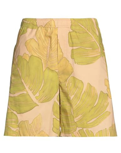 Amaranto Man Shorts & Bermuda Shorts Sand Size 32 Cotton In Beige