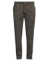 Barbati Man Pants Dark Green Size 38 Viscose, Polyamide, Elastane