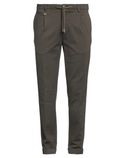Barbati Man Pants Dark Green Size 38 Viscose, Polyamide, Elastane In Green